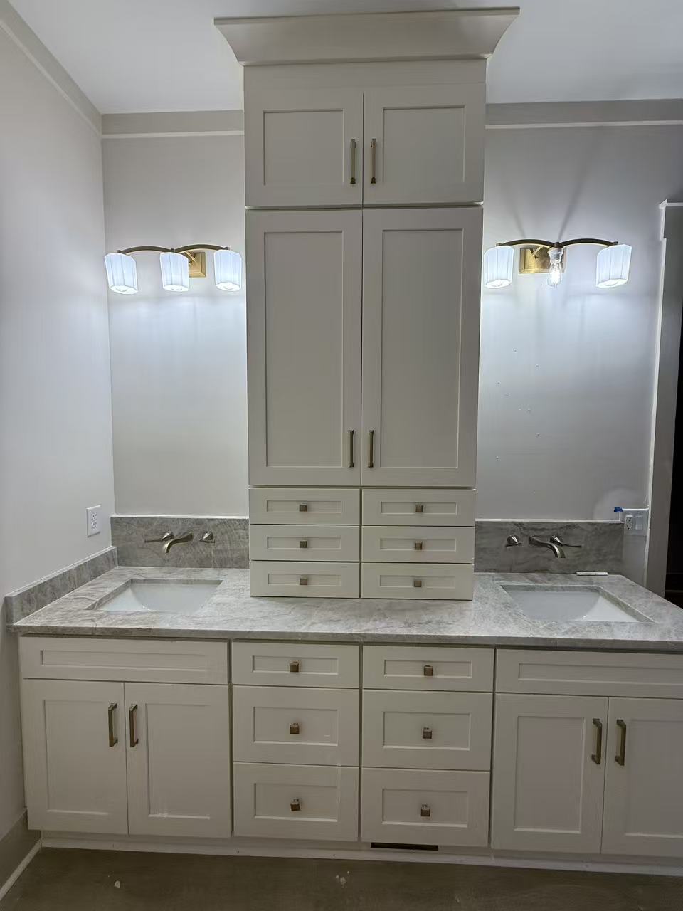 Bathroom Vanity - White Shaker Cabinets