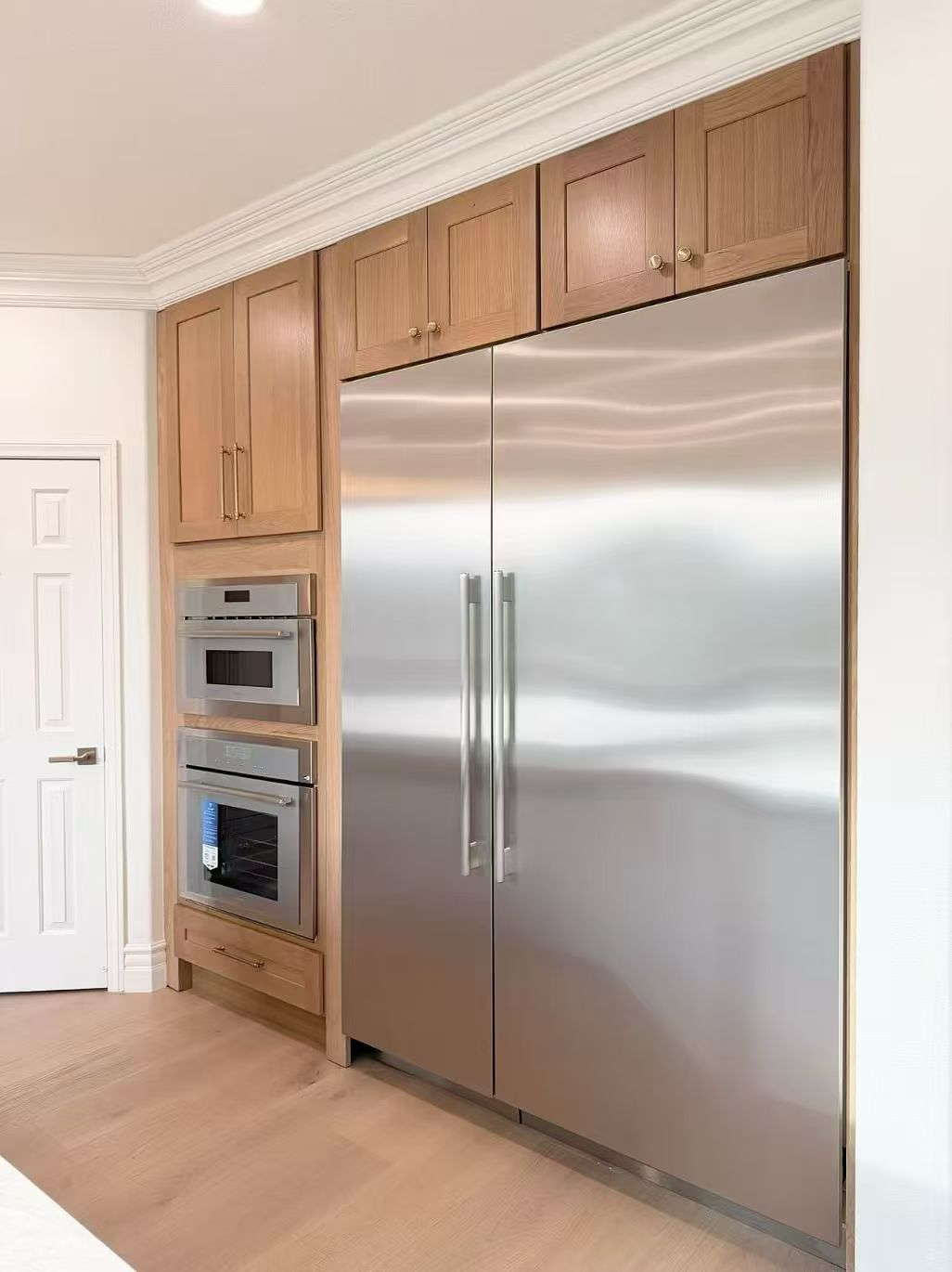 Kitchen Project - Redondo Oak Fridge Surround