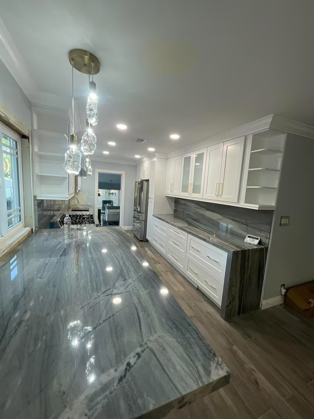 Kitchen Project - White Shaker with Grey Marble